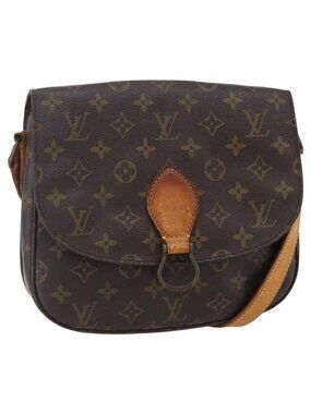 Authentic LOUIS VUITTON Monogram Saint Cloud GM Shoulder Bag M51242 LV